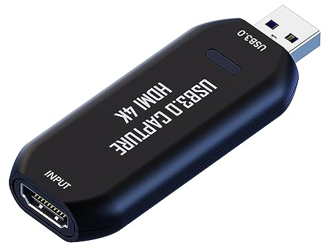 VIXLW USB 3.0 Cartes de Capture Audio Vidéo HDMI vers USB 3.0 Full HD 1080p 60fps Caméra enregistreur caméscope pour la Diffusion en Direct HD pour Windows Android Mac
