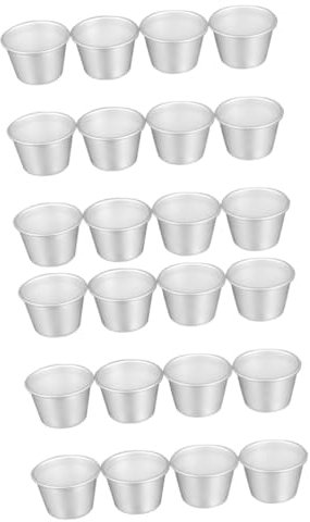 BESTonZON 24stücke Teiliges Aluminiumlegierung Kuchenform Rund Backform Antihaftbeschichtete Backutensilien Für -torten Desserts Und Pudding Für Küche Bäckerei Und Konditorei