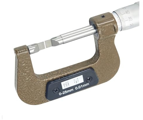 MUHM 0-25 25-50 50-75 75-100 100-125mm Bord de Couteau 0.7mm Disque Mince diamètre extérieur micromètre rainure annulaire Outils de Mesure de la clavette (Color : 150-175mm (0.7MM))