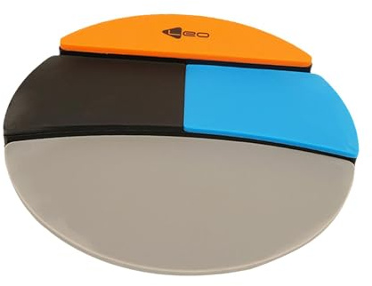 Amagogo Übungs-Drum-Pad, rutschfestes Zubehör, vier verschiedene Spielflächen, 12,20 Zoll, für Schlagzeuger, Liebhaber und Schüler, die überall üben können