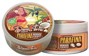 DONA FLORA – Paraffine Bronzante Coco & Urucum 200ml – Bronzage Doré Naturel – Hydratation Intense – Protection Solaire – Texture Légère Non Grasse