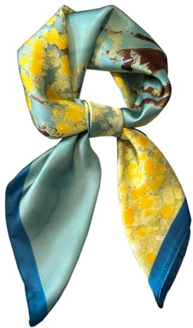 BEILATE Mujer Bufanda Seda Pañuelos para la cabeza Accesorios Polyester Bufandas Estolas y fulares Bufandas