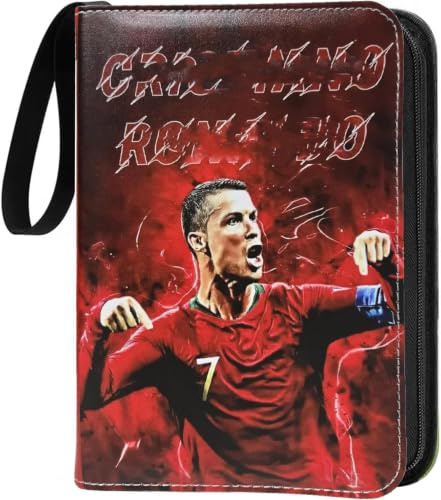 Fußballstar Sammelalbum für Sammelkarten, 400 Taschen, Sammelkartenhalter