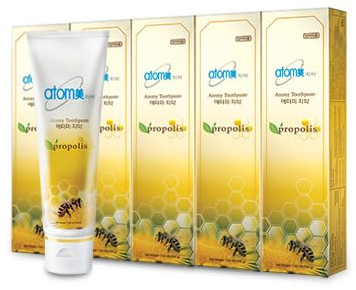Atomy Pâte à dents à la propolis anti-plaque blanchissante dentaire Soin buccal Poids net 200 g 5 tubes Halal