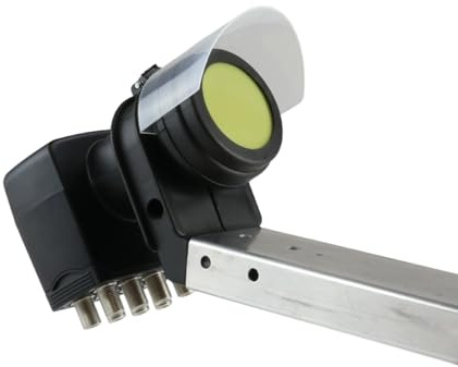 [ Test 3X SEHR GUT *] ZEHNDER Octo LNB + Wetterschutzhaube, Digital 8-Fach 4K HD LMB für 8 Teilnehmer mit Wetterschutzkappe & Sun Protect, für Fernseher Sat Receiver, Satellitenschüssel 8fach LNC