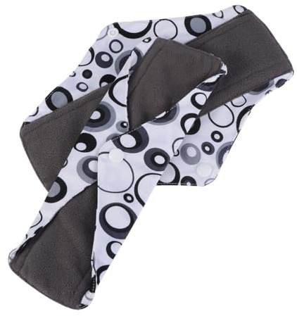 COLLBATH 8 Stück Waschbare Stoffbinden Atmungsaktive Wiederverwendbare Menstruationspads Mittlere Hautfreundlich Geruchshemmend Langlebig Geeignet für Damenhygiene