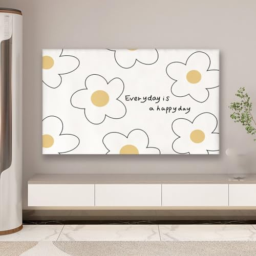 FUELIX Copertura TV Copertura Antipolvere per TV LCD Custodia Protettiva Universale da Appendere al Desktop per Interni Copritelevisori da Appendere/da Tavolo/Schermo Curvo C21,40-45in