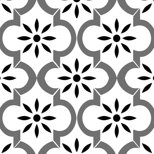 Lot de 20 autocollants pour carrelage, carrelage, carrelage, 20 x 20 cm, sol en vinyle effet carrelage, carrelage imperméable auto-adhésif pour salon, cuisine, salle de bain, balcon, sol, mur