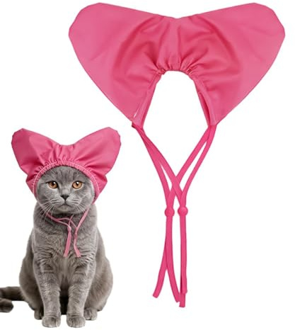 Cuffia da doccia per gatti,Paraorecchie a forma di cuore | Cucciolo per vasca da bagno - Per proprietari di animali domestici, amanti degli animali, trainer, salone di casa, appartamento, asili