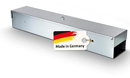 Gardigo Rattenköderbox aus Metall | Köderbox für Rattenköder Rattengift | Hergestellt in sozialer Einrichtung in Deutschland | Professionelle Rattenköderstation für Haus Garten Industrie