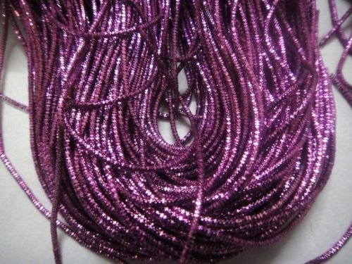 20 + Farben – französischer Metalldraht, Kordelrolle, Edelstahldraht, Grobprüfung, 3,80 m Dark Antique Rose Pink