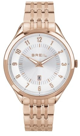Breil Orologio DONNA ARBITER quadrante MONO-COLORE ARGENTO movimento SOLO TEMPO - 2 LANCETTE QUARZO e BRACCIALE ACCIAIO COLORATO ROSA TW1865
