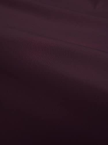 ESSENZA Spannbettlaken Minte Burgundy, 80x200 cm - 100% Baumwollsatin 300TC - Uni