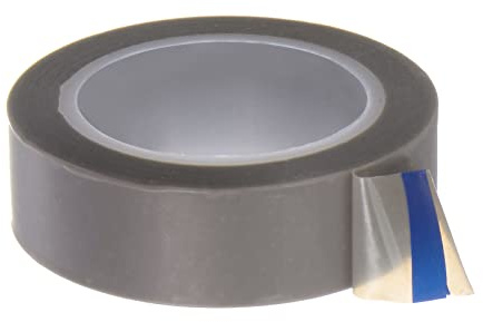 sourcing map PTFE Folie Klebeband Rolle 0.6 x33Ft Klebeband Grau | Hoch Temperatur, 0.08mm Dicke, Mit Einseitig Kleber, Für Vakuum Versiegelungsgerät Hand Impuls Versiegler