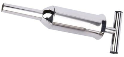 Garneck Stainless Steel Sausage Stuffer Tube Large Meat Filler Tool Sausage Maker Kit for Home