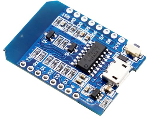 ESP8266-Entwicklungsboard, Mini NodeMCU WiFi ESP8266-12F CH340G WLAN-Modul mit CH340G, mit Micro-USB-Anschluss, kompatibel mit Arduino