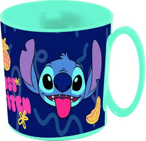 Tataway présente le mug micro-ondes Stitch Palms 390 ml : parfait pour tout moment de détente dans le style Disney, compatible avec le micro-ondes et idéal pour les boissons chaudes ou froides