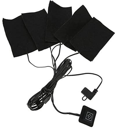 Bonbela Vestiti Elettrici USB Cuscinetti Riscaldanti Elemento Riscaldamento Strumento a Temperatura Regolabile