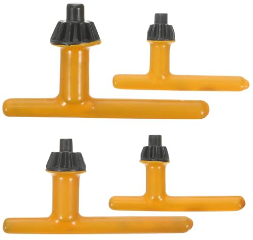 Kisangel Clés de Mandrin pour Perceuse à Colonne 4 Pièces Clés de Serrage Universelles T de 10/13/16/20 Mm Accessoires pour Perceuse Électrique Outils de Remplacement