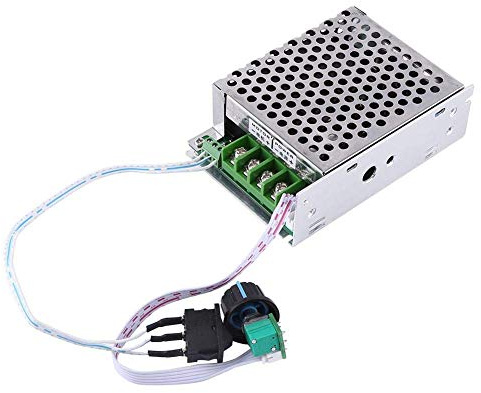 DC Motor Drehzahlregler 10V-50V 40A PWM mit Umkehrrichtungsschalter für Motoren und Lüfter