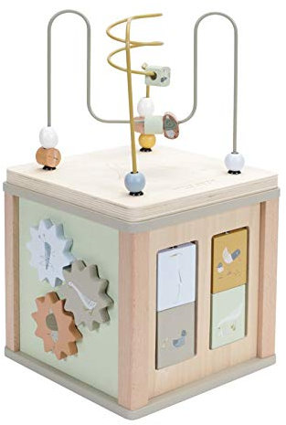 Little Dutch 7030 Holz Aktivitäten-Würfel Motorikschleife - Little Goose