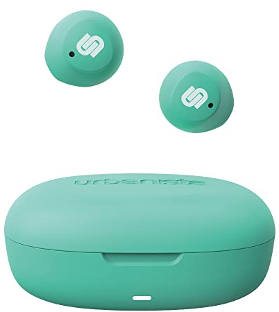 Urbanista Lisbon Bluetooth Kopfhörer In Ear Kopfhörer Kabellos, 10mm Treiber, Kompakte Bluetooth Earbuds mit Touch Control, 30h Stunden. Ladecase, Sprachassistent, USB-C Ohrhörer, Minzgrün