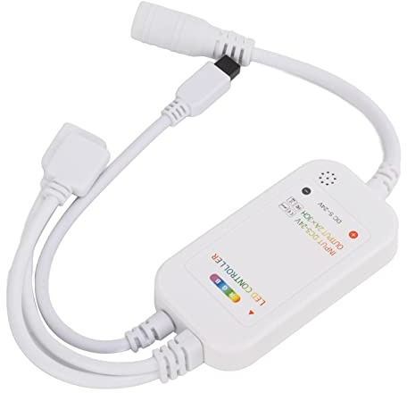 Dimmer per luci a LED, controller per strisce luminose a LED RGB Sincronizzazione del ritmo musicale per illuminazione a fune a LED KTV per la casa