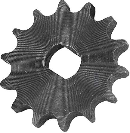 KIMISS 25H Kettenrad Fahrrad Kettenrad und Kette 14 Zahn Kettenrad Ritzel 428 Metall Kettenrad für Elektroroller 12X17Mm