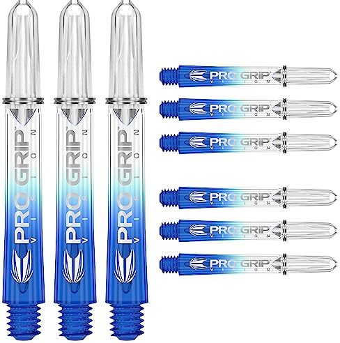 Target Pro Grip 3 Set Vision Blue - Dart Shafts Inbetween