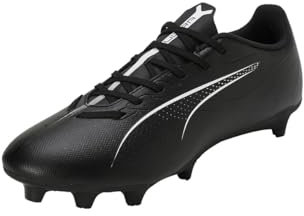 Puma Unisex Adults Ultra 5 Play FG/AG Soccer Shoe, Puma Black-Puma White, 43 EU