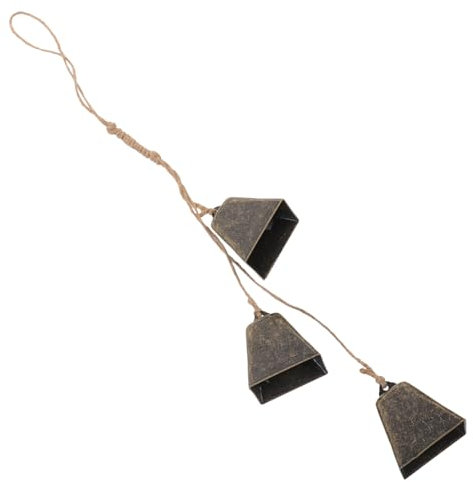 Cabilock Kuhglocken aus Vintage-hängedekoration Handgefertigte Dekorative Metallglocke für Partydekoration und Weihnachtsschmuck