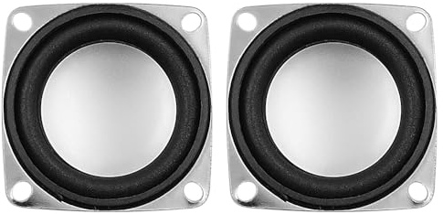 Tiardey 2PCS 4Ohm DIY Kleine Full Range Audio Lautsprecher Stereo Woofer Lautsprecher für DIY Lautsprecher