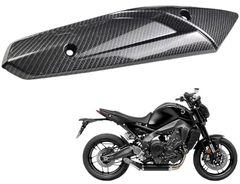 Protector de calor de escape de motocicleta, cubierta de tubo silenciador de calor de motocicleta, cubierta de tubo de motocicleta resistente al calor, cubierta de protección térmica para motocicleta,