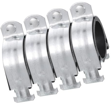 MACHSWON 5Pcs 2 Rubber Cushion Strut Clamp Pipe Cushion Clamp for Mounting Copper Piping PEX Pipe CVPC Tubing to Strut Channels