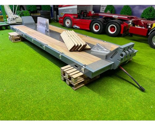 wheelfun RC Auto Metall CNC Flachmodul für 1/14 Schwerer Anhänger DIY RC Traktor LKW Modell für Hobby