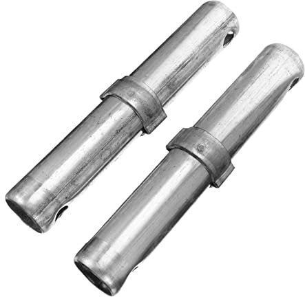 HOMSFOU 2pcs Scaffolding Coupling Pins for Secure Support Galvanized Scaffolding Hardware Accessories Lightweight and High Loading Capacity for Construction Use