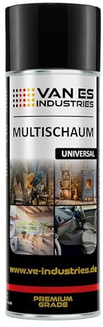 VE Industries | VAN ES Multi-Schaum 12 x 400ml | Universal Schaumreiniger für Polster, Scheiben, Kunststoff und Metall | Ultra Clean Aktivschaum