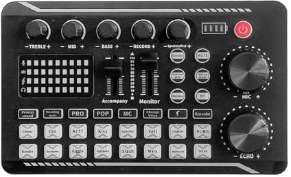 Mesa De Mezclas Dj Tarjeta De Sonido F998 Micrófono Mezclador Consola Mezcla Audio Amplificador Música En Equipo DJ