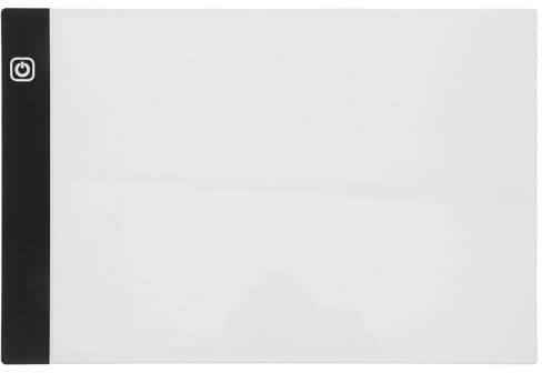 DIYEAH Tablette Lumineuse A4 LED 200x300 Mm à Luminosité Réglable avec Câble USB 1,5 M, Panneau Lumineux de Traçage Portable pour Dessin, Calligraphie et Animation, Matériel de Dessin