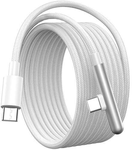 AIAUXAI Cavo USB C 5 Metri per iPhone 17 Pro Max 16 15, 240W Nylon 90 Gradi | Cavo USB C a Type C Extra Lungo per iPad per MacBook, Ricarica Rapida per Samsung S26 S25 S24 S23 A56 A17 per Google Bianco