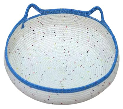 Zambuph Cuccia per gatti in tessuto ecologico, morbida e traspirante, per offrire un posto Per dove dormire ai gattini. La cuccia per gatti è lavabile, rotonda lavabile per interni.