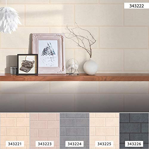 Papier peint brique Papier peint pierre Papier peint imitation brique Papier peint imitation pierre Tapisserie imitation pierre Beige / crème Blanc 343222 | Papier peint pas cher