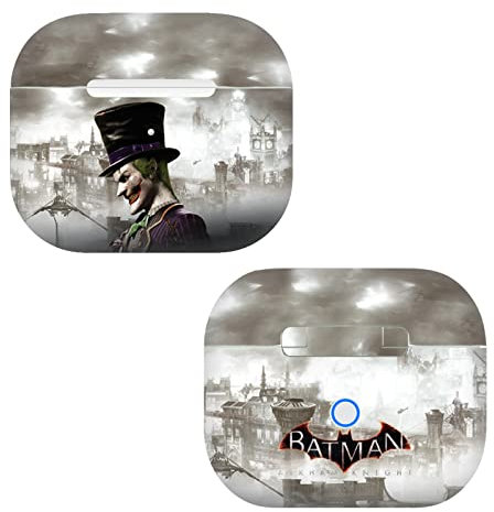 Head Case Designs Offizielle Batman Arkham Knight Joker Darsteller Und Grafiken Vinyl Haut Aufkleber Abziehbild Abdeckung kompatibel mit Apple AirPods 3 3rd Gen