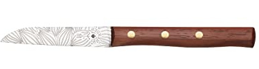 Zöppken Style - Das premium Herder-Messer aus Solingen. Extra Scharf mit edlem Holzgriff. Allzweckmesser/Gemüsemesser/Schälmesser/Küchenmesser Deutschland Rostfrei