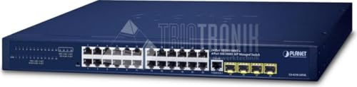 Planet IPv4/IPv6, 24-Port 10/100/1000T + 4 Ports, W125855886 (10/100/1000T + 4-Port 100/1000X SFP L2/L4 SNMP Manageable Gigabit Ethernet Switch IPv4/IPv6, 24-Port)