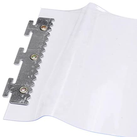 1PCS Kit Hanging Long Stripe Door Curtain PVC Windproof Heat Insulation Warehouse Freezer Room Indoor Screen Transparent Curtain-1pcs kit,18x260cm