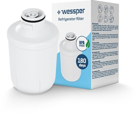 Wessper Vattenfilter för Kylskåp Ersätter C00300448 Hotpoint, Indeist, Caple | Vattensystem med Omvänd Osmos - Vit