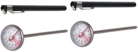 Beatifufu 2St Wasserthermometer babyflaschen thermometer babysachen gadgets water thermometer stuff Milchpulver-Thermometer Backthermometer Babythermometer Hausthermometer Black