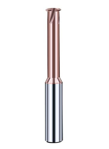 Tungsten Carbide Single Tooth Spiral Milling Cutter 3 Flutes 4 Blades CNC Tool Thread End Mill Router Bits M3 M4 M5 M6 M8 M10(M8X1.25)