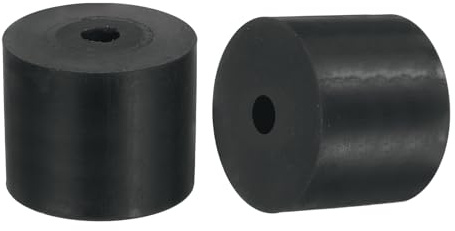 QUARKZMAN 2 Piezas de Espaciador de Goma Gruesa, 60 mm de Diámetro Exterior x 12 mm de Diámetro Interior x 50 mm de Grosor